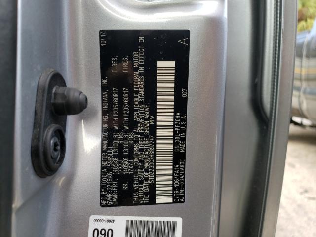 Photo 9 VIN: 5TDZZ3DC7HS897247 - TOYOTA SIENNA 