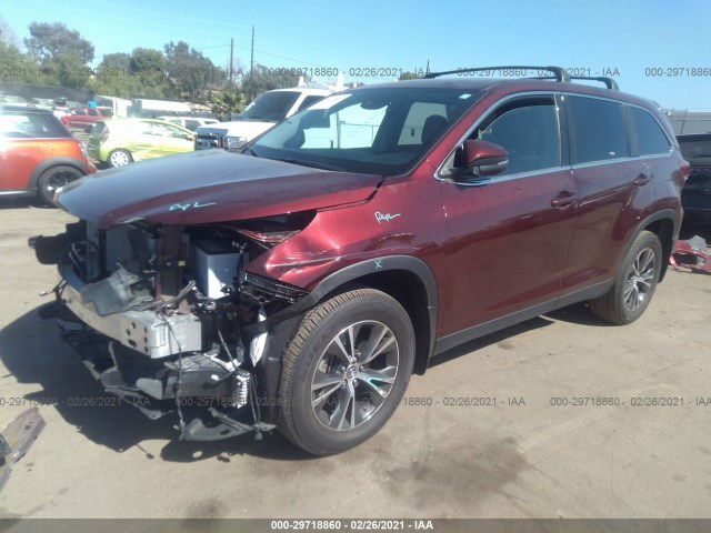 Photo 1 VIN: 5TDZZRFH3KS297103 - TOYOTA HIGHLANDER 