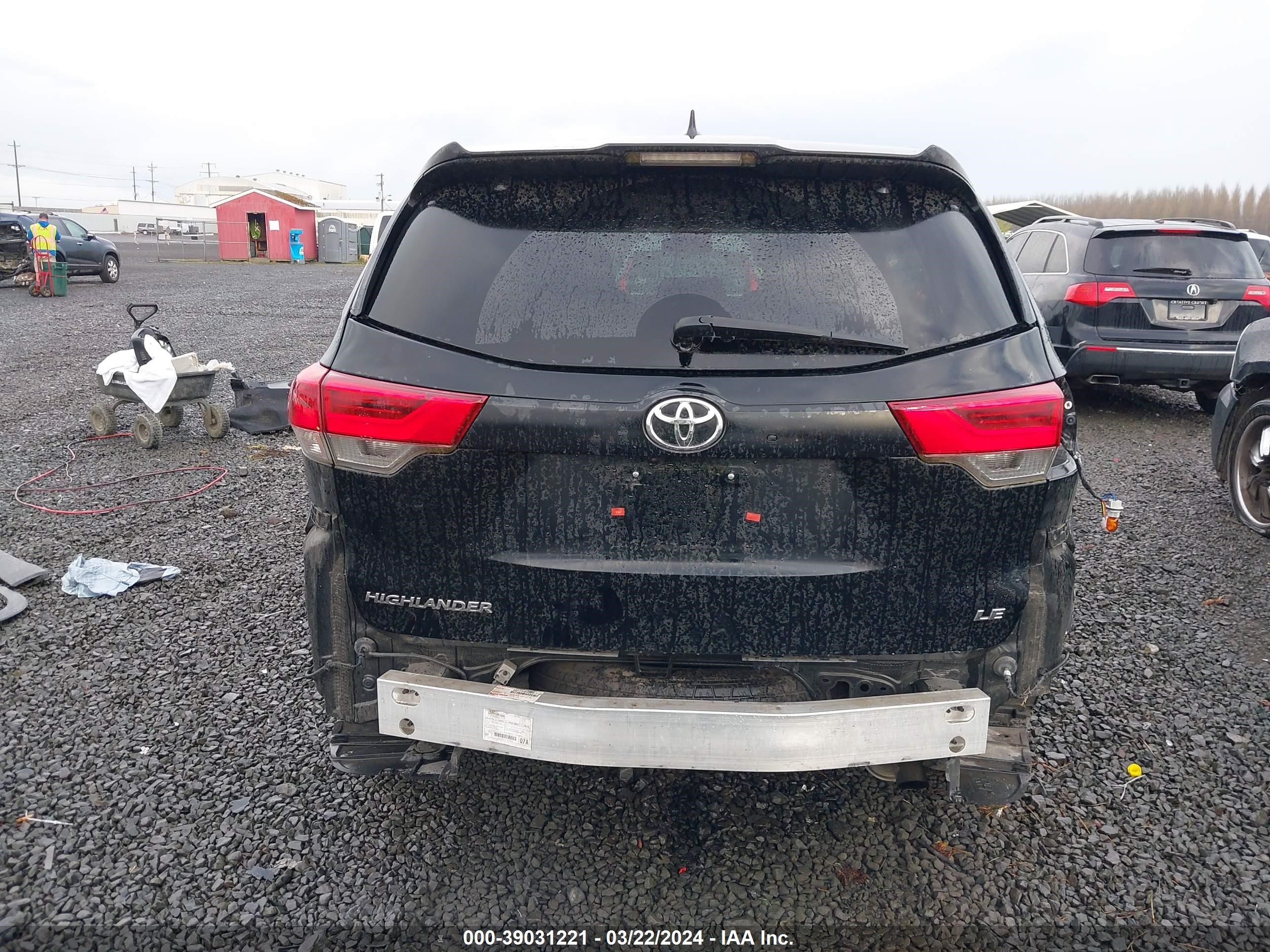 Photo 16 VIN: 5TDZZRFH4KS293755 - TOYOTA HIGHLANDER 