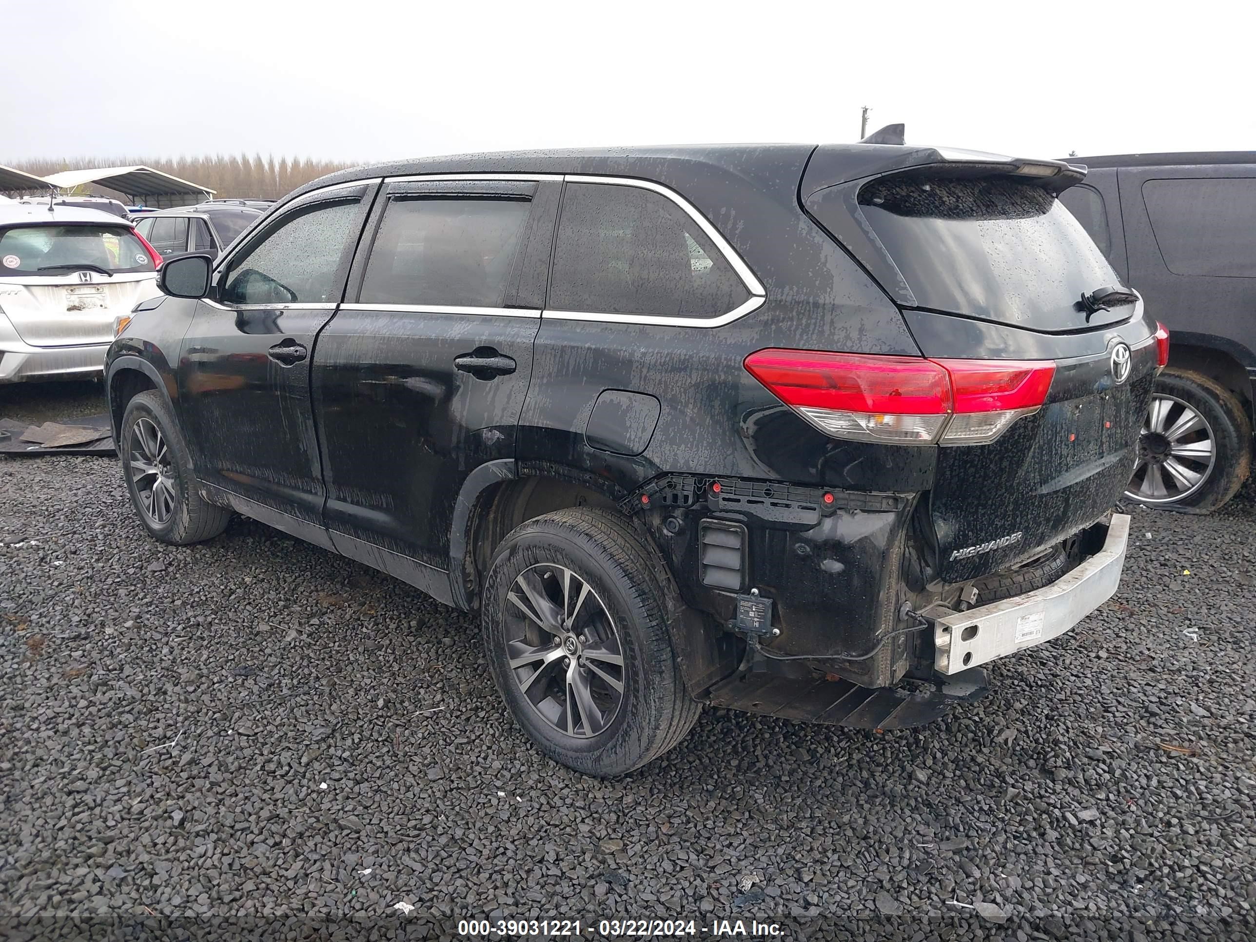 Photo 2 VIN: 5TDZZRFH4KS293755 - TOYOTA HIGHLANDER 