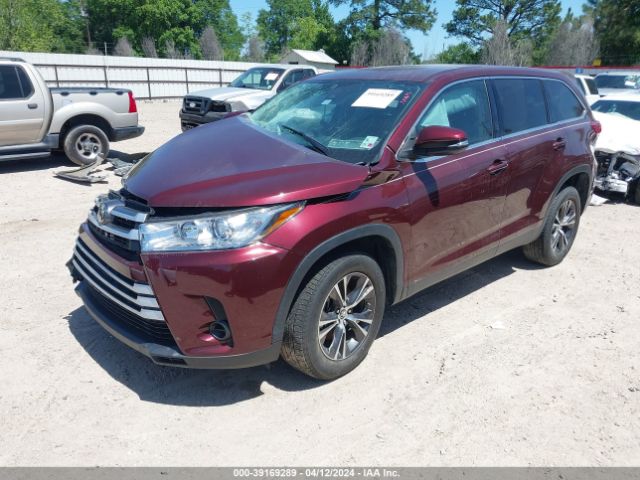 Photo 1 VIN: 5TDZZRFH6KS358136 - TOYOTA HIGHLANDER 