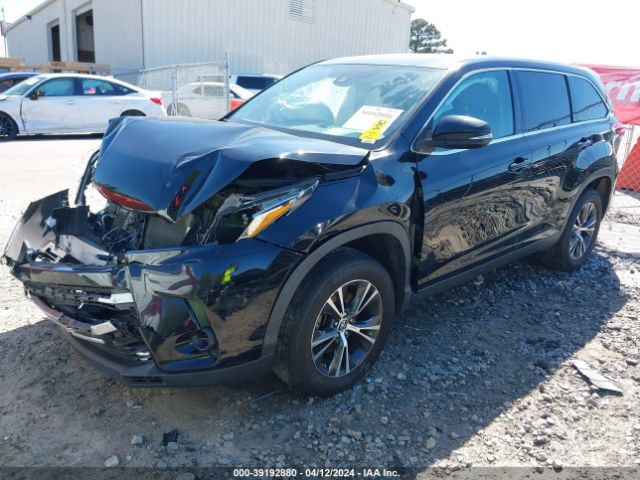 Photo 1 VIN: 5TDZZRFH7KS363183 - TOYOTA HIGHLANDER 