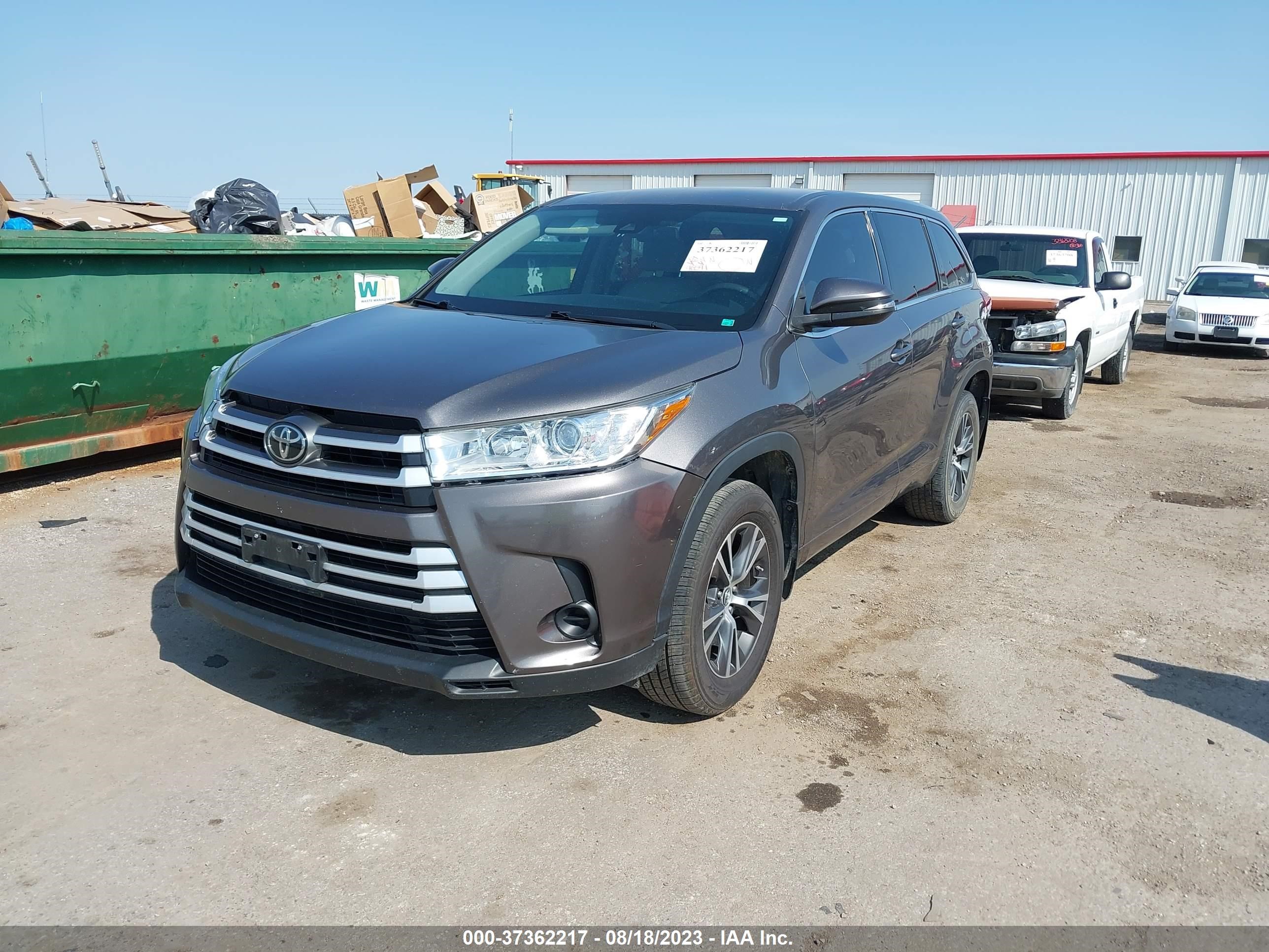 Photo 1 VIN: 5TDZZRFH9HS198164 - TOYOTA HIGHLANDER 