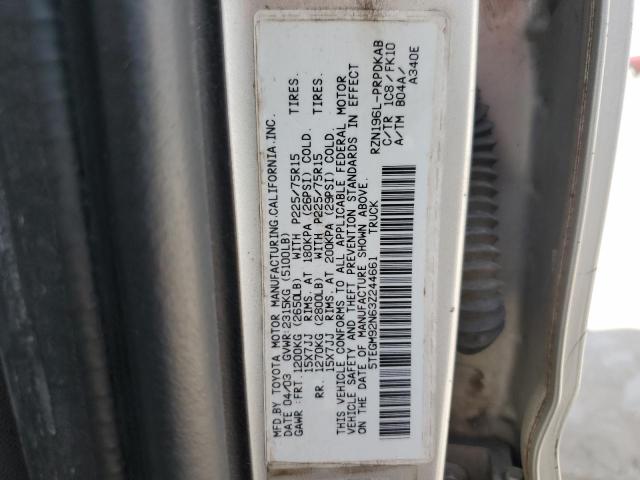 Photo 11 VIN: 5TEGM92N63Z244661 - TOYOTA TACOMA DOU 