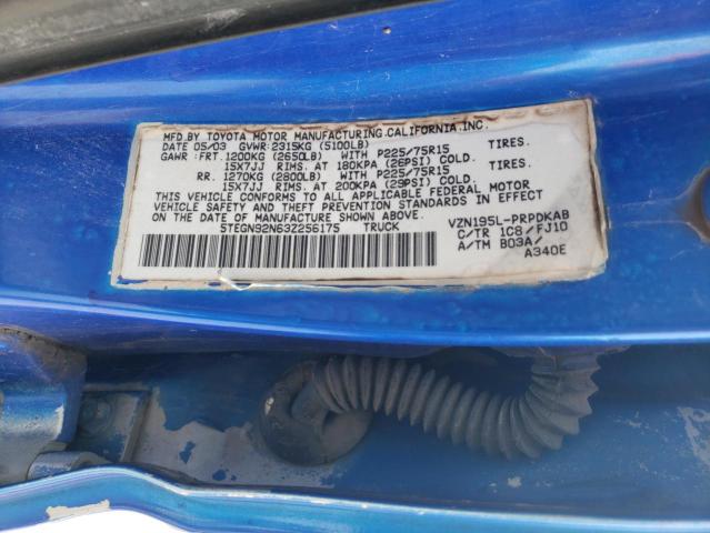 Photo 11 VIN: 5TEGN92N63Z256175 - TOYOTA TACOMA DOU 