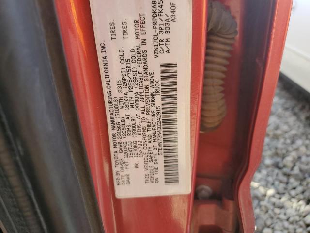 Photo 11 VIN: 5TEHN72N43Z242915 - TOYOTA TACOMA DOU 