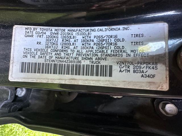 Photo 9 VIN: 5TEHN72N44Z389186 - TOYOTA TACOMA DOU 