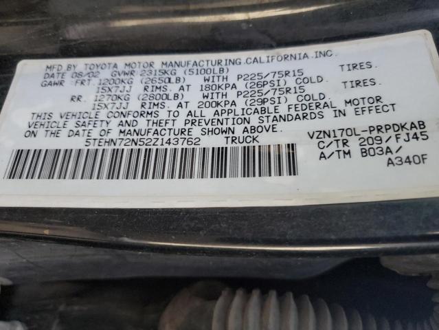 Photo 11 VIN: 5TEHN72N52Z143762 - TOYOTA TACOMA DOU 