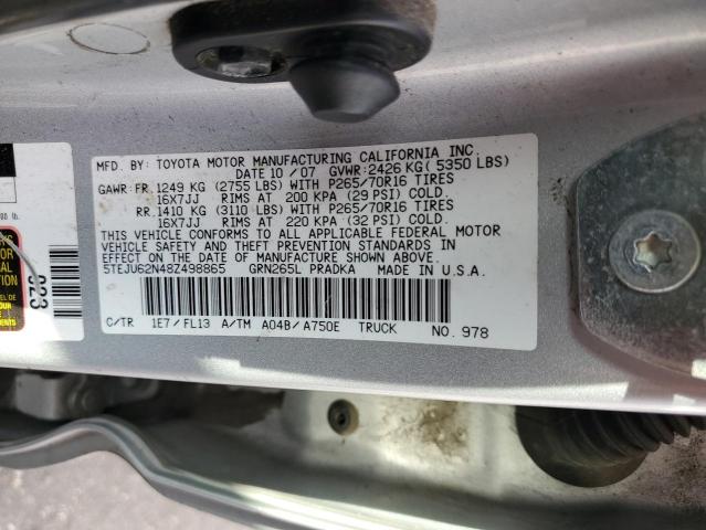 Photo 11 VIN: 5TEJU62N48Z498865 - TOYOTA TACOMA DOU 