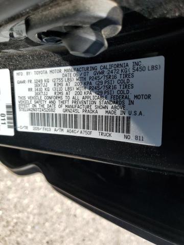 Photo 11 VIN: 5TELU42N37Z452682 - TOYOTA TACOMA 