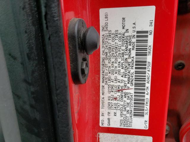 Photo 12 VIN: 5TELU42N47Z379547 - TOYOTA TACOMA 