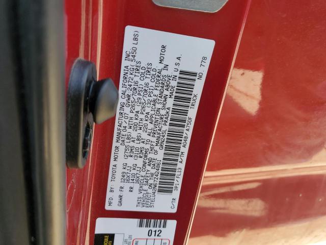 Photo 11 VIN: 5TELU42N67Z424861 - TOYOTA TACOMA 