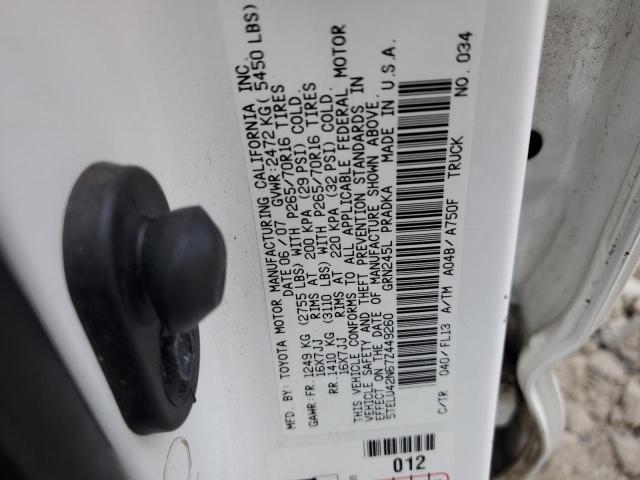 Photo 11 VIN: 5TELU42N67Z449260 - TOYOTA TACOMA DOU 