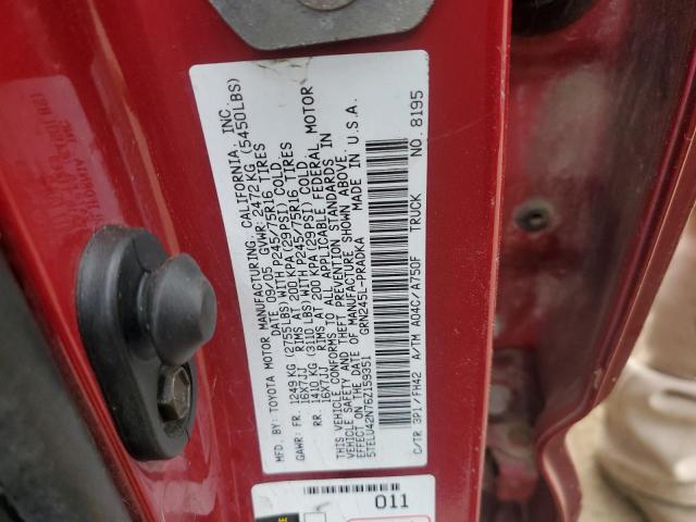 Photo 11 VIN: 5TELU42N76Z159351 - TOYOTA TACOMA 