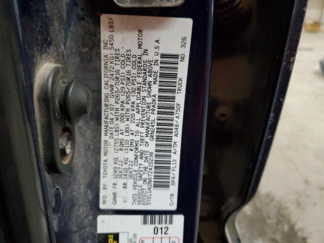 Photo 12 VIN: 5TELU42N87Z415238 - TOYOTA TACOMA DOU 