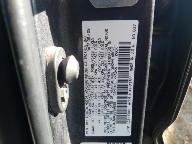 Photo 9 VIN: 5TELU4EN0AZ688659 - TOYOTA TACOMA DOU 