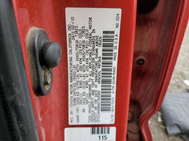 Photo 11 VIN: 5TELU4EN8AZ740085 - TOYOTA TACOMA DOU 