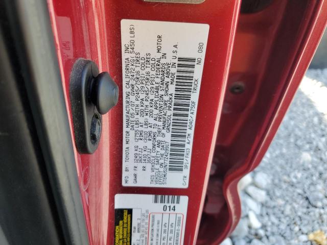 Photo 11 VIN: 5TEMU52N77Z429917 - TOYOTA TACOMA DOU 