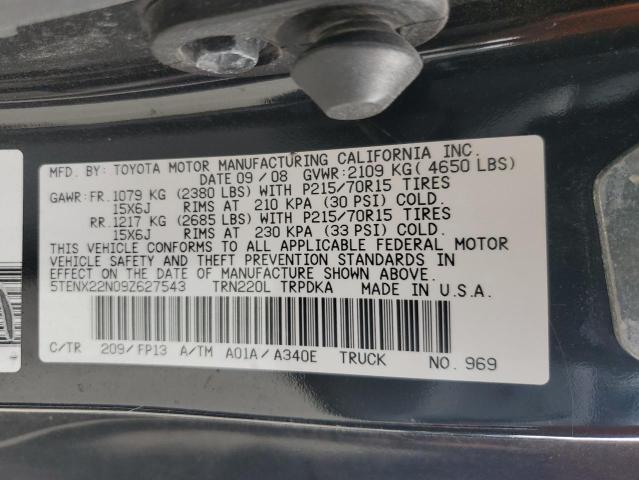 Photo 12 VIN: 5TENX22N09Z627543 - TOYOTA TACOMA 