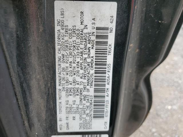 Photo 11 VIN: 5TETX22N79Z596413 - TOYOTA TACOMA ACC 