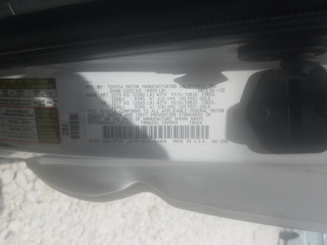 Photo 9 VIN: 5TETX4CN1AZ726121 - TOYOTA TACOMA ACC 