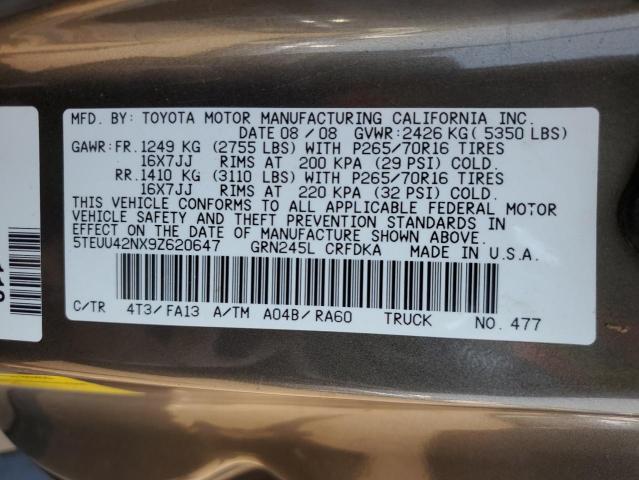 Photo 11 VIN: 5TEUU42NX9Z620647 - TOYOTA TACOMA 