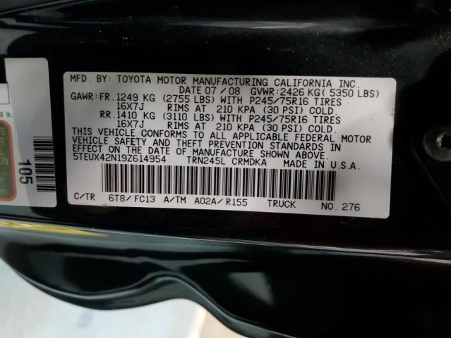 Photo 11 VIN: 5TEUX42N19Z614954 - TOYOTA TACOMA 