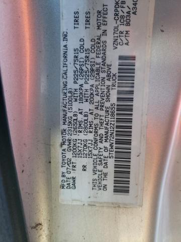 Photo 9 VIN: 5TEWN72N12Z118655 - TOYOTA TACOMA XTR 