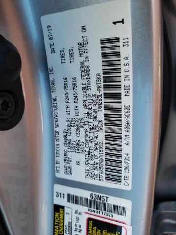 Photo 12 VIN: 5TFAX5GN2KX159921 - TOYOTA TACOMA DOU 