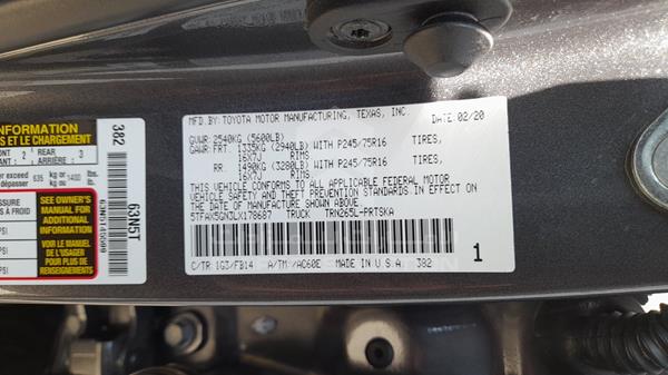 Photo 2 VIN: 5TFAX5GN3LX178687 - TOYOTA TACOMA 