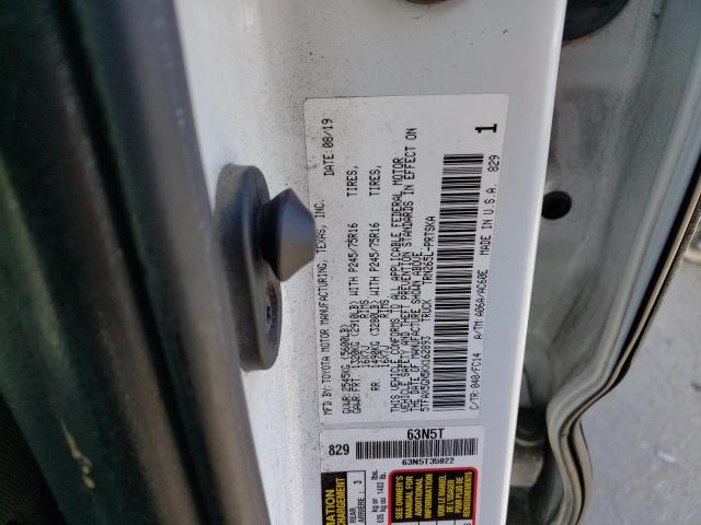 Photo 11 VIN: 5TFAX5GN5KX162893 - TOYOTA TACOMA 