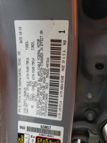 Photo 12 VIN: 5TFAX5GN7KX134898 - TOYOTA TACOMA DOU 