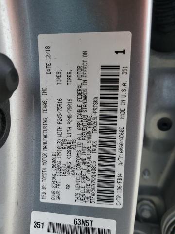 Photo 11 VIN: 5TFAX5GN7KX140815 - TOYOTA TACOMA 