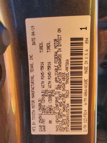 Photo 11 VIN: 5TFAX5GNXKX152764 - TOYOTA TACOMA DOU 