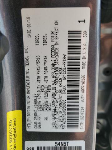 Photo 11 VIN: 5TFAZ5CN3JX058983 - TOYOTA TACOMA DOU 