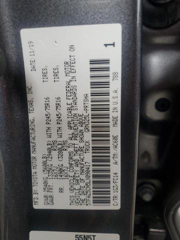 Photo 11 VIN: 5TFAZ5CN5LX090417 - TOYOTA TACOMA DOU 