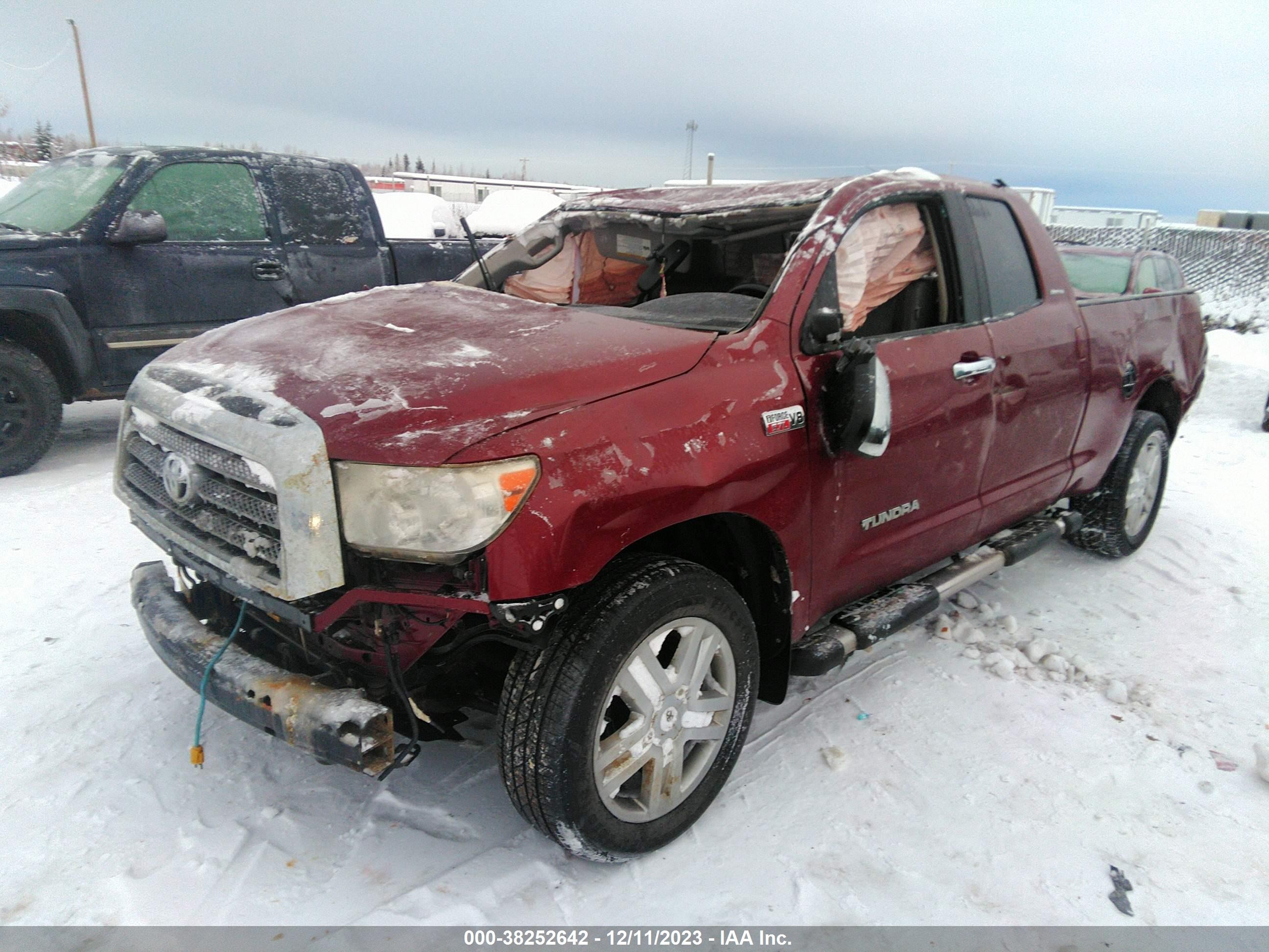 Photo 1 VIN: 5TFBV58157X008987 - TOYOTA TUNDRA 