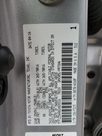 Photo 11 VIN: 5TFCZ5AN0GX029316 - TOYOTA TACOMA DOU 