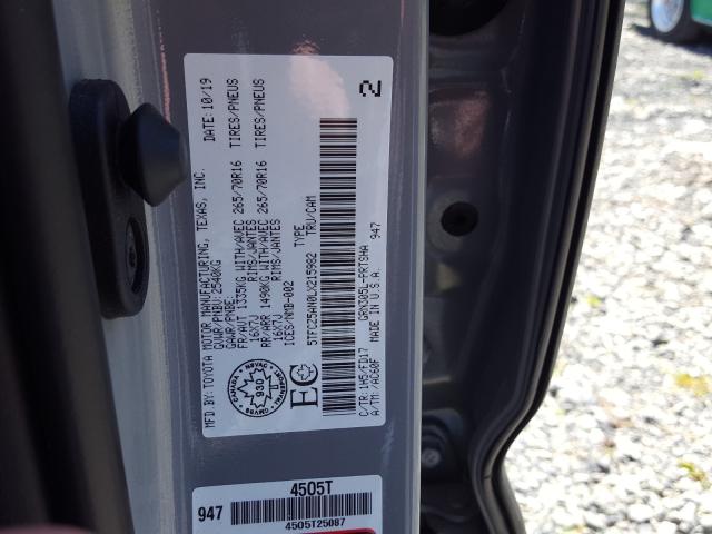 Photo 9 VIN: 5TFCZ5AN0LX215982 - TOYOTA TACOMA DOU 