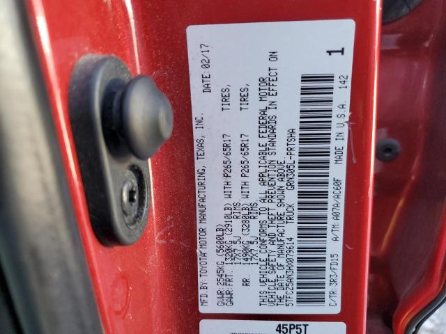 Photo 11 VIN: 5TFCZ5AN3HX079614 - TOYOTA TACOMA DOU 