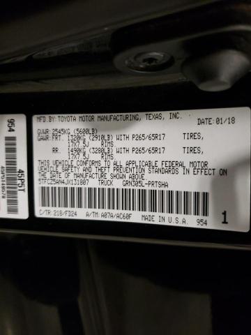 Photo 11 VIN: 5TFCZ5AN4JX131807 - TOYOTA TACOMA DOU 