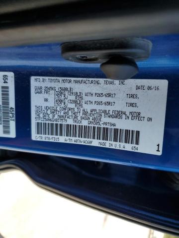 Photo 11 VIN: 5TFCZ5AN6GX037579 - TOYOTA TACOMA DOU 