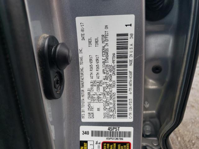 Photo 11 VIN: 5TFCZ5AN9HX076765 - TOYOTA TACOMA DOU 