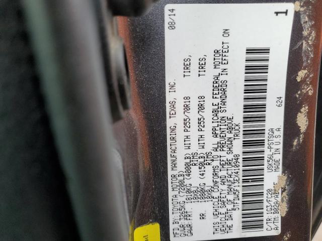 Photo 11 VIN: 5TFDW5F13EX410948 - TOYOTA TUNDRA CRE 