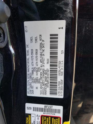 Photo 9 VIN: 5TFDW5F13KX837607 - TOYOTA TUNDRA CRE 