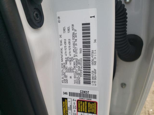 Photo 12 VIN: 5TFDY5F16LX931816 - TOYOTA TUNDRA CRE 