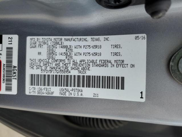 Photo 12 VIN: 5TFDY5F17GX558954 - TOYOTA TUNDRA CRE 