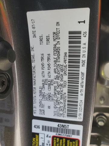 Photo 11 VIN: 5TFDZ5BN6HX025274 - TOYOTA TACOMA DOU 