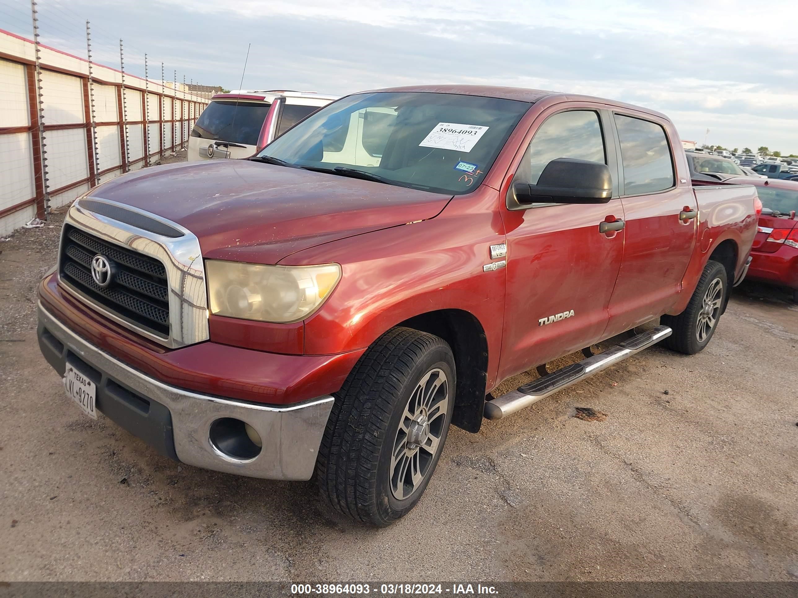 Photo 1 VIN: 5TFET54138X022607 - TOYOTA TUNDRA 