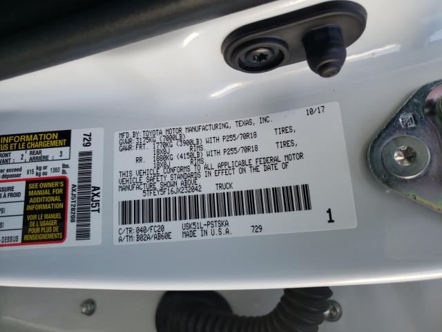 Photo 9 VIN: 5TFEY5F16JX232042 - TOYOTA TUNDRA CRE 